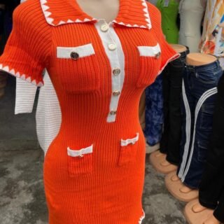 Robe Courte double poche